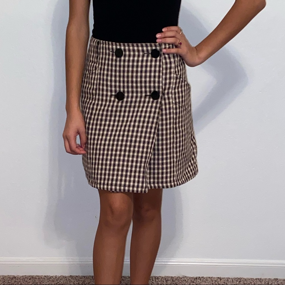 Plaid skirt